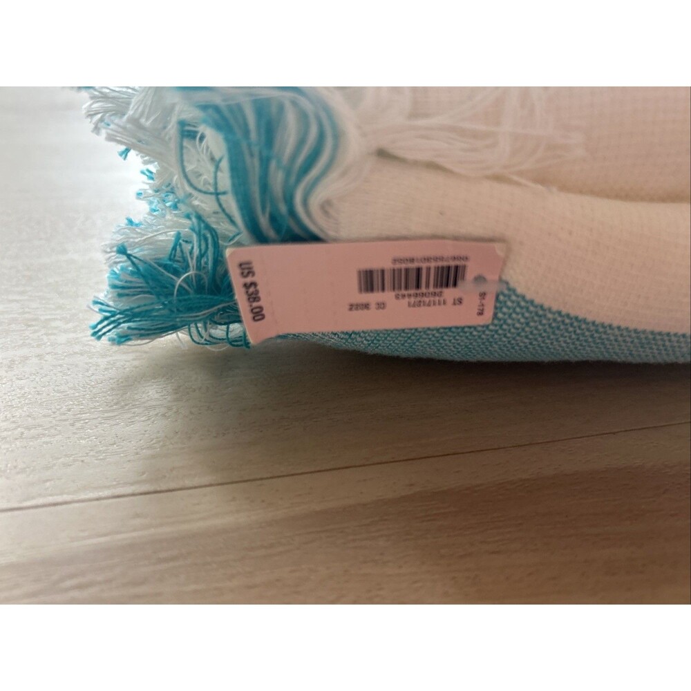Victoria's Secret Sea Sand Sun Beach Towel Fringed NWT 34" X 66"